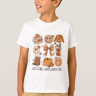 T-shirt Juste Une Fille Qui Aime Chute Citrouille Épice Fe