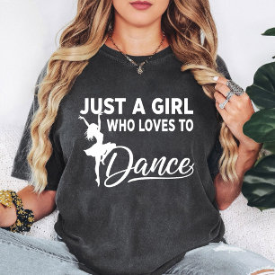 T-shirt Juste une fille qui aime danser graphique