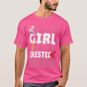 T-shirt Juste Une Fille Qui Aime Geckos Femmes Lizard Cres