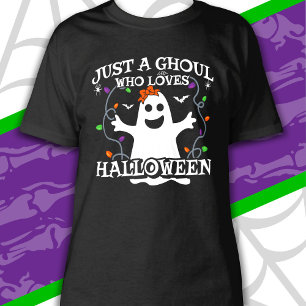 T-shirt Juste une fille qui aime Halloween drôle Halloween
