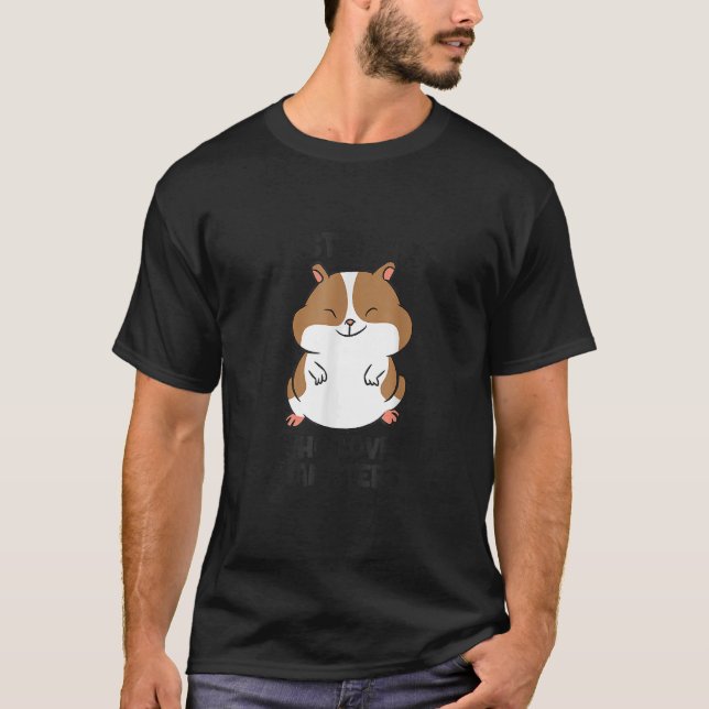 T-shirt Juste une fille qui aime Hamsters Hamster Maman Ha (Devant)