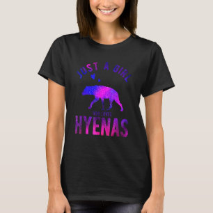 T-shirt Juste une fille qui aime Hyenas Hyena Hyena