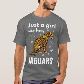 T-shirt Juste une fille qui aime Jaguars II