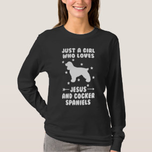 T-shirt Juste Une Fille Qui Aime Jésus Et Les Espagnols Co