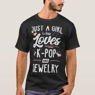 T-shirt Juste Une Fille Qui Aime K Pop Et Les Femmes De Bi