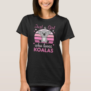 T-shirt Juste Une Fille Qui Aime Koalas Cute Koala Ours