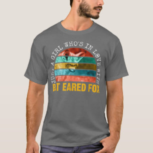 T-shirt Juste une fille qui aime la chauve-souris a craint