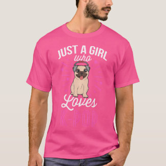 T-shirt Juste Une Fille Qui Aime La Chemise K-Pop Carlin C