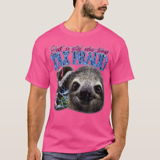 T-shirt Juste une fille qui aime la fraude fiscale Vintage