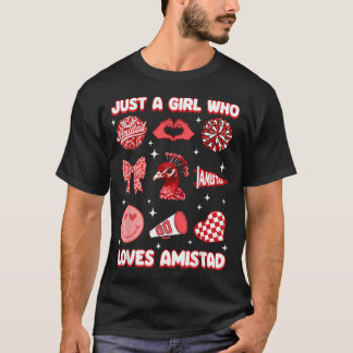 T-shirt Juste Une Fille Qui Aime La Maison Amistad De