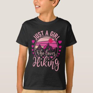 T-shirt Juste une fille qui aime la randonnée - Randonneus