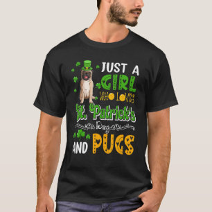 T-shirt Juste Une Fille Qui Aime La Saint Patrick Et Les C
