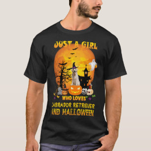 T-shirt Juste Une Fille Qui Aime Labrador Retriever Et Hal