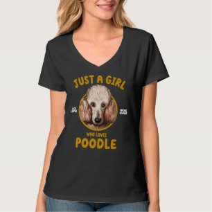 T-shirt Juste Une Fille Qui Aime L'Amoureux des chiens De 