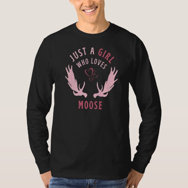 T-shirt Juste Une Fille Qui Aime L'Animal D'Oie (Devant)