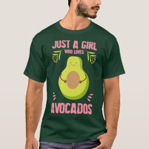 T-shirt Juste Une Fille Qui Aime L'Avocado Pour Avocado Gi