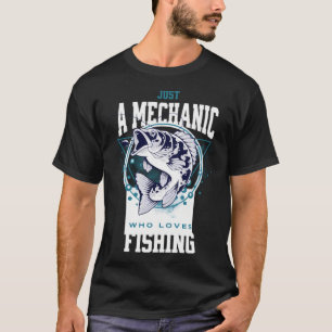 T-shirt Juste une fille qui aime le cadeau de pêche produi