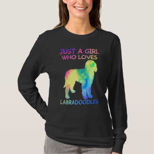 T-shirt Juste Une Fille Qui Aime Le Chien De Labradoodles