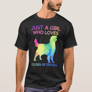 T-shirt Juste Une Fille Qui Aime Le Chien Des Récupérateur