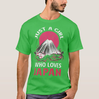 T-shirt Juste une fille qui aime le Japon