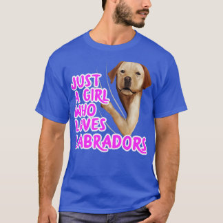 T-shirt Juste Une Fille Qui Aime Le Travail