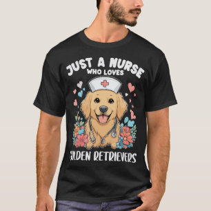 T-shirt Juste une fille qui aime les amateurs de chiens Re