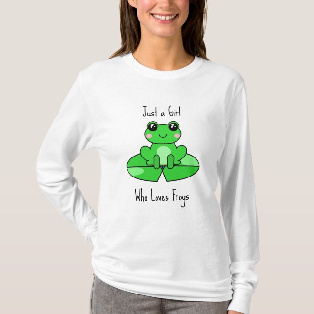 T-shirt Juste une fille qui aime les amis (Devant)