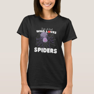 T-shirt Juste Une Fille Qui Aime Les Araignées Araignée Ta