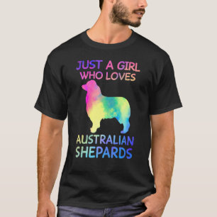 T-shirt Juste Une Fille Qui Aime Les Bergers Australiens C