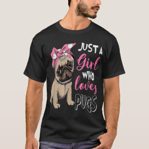 T-shirt Juste une fille qui aime les bons cadeaux Amoureux