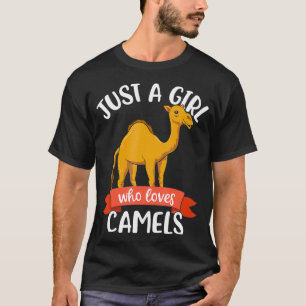 T-shirt Juste Une Fille Qui Aime Les Camels Hump Day Cadea
