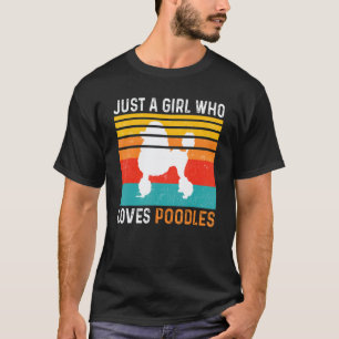 T-shirt Juste Une Fille Qui Aime Les Caniches