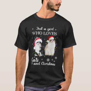 T-shirt Juste Une Fille Qui Aime Les Chats Et Les Chatons 