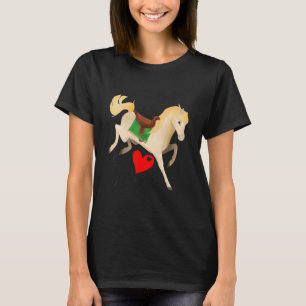 T-shirt Juste une fille qui aime les chevaux Femmes équest