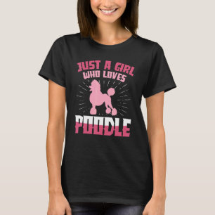 T-shirt Juste Une Fille Qui Aime Les Chiens De Poiche Anim