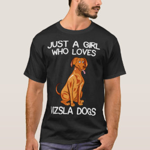 T-shirt Juste Une Fille Qui Aime Les Chiens Vizslas