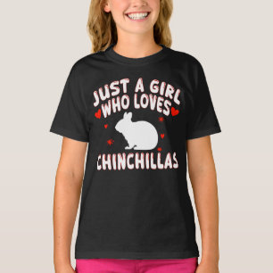 T-shirt Juste Une Fille Qui Aime Les Chinchillas