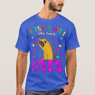 T-shirt Juste une fille qui aime les cochons 3578