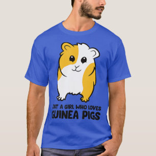 T-shirt Juste une fille qui aime les cochons de Guinée