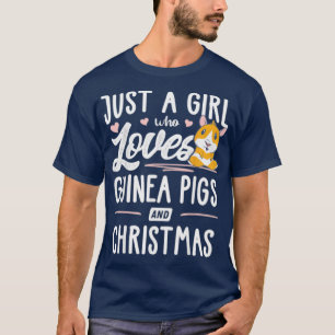 T-shirt Juste Une Fille Qui Aime Les Cochons De Guinée Et