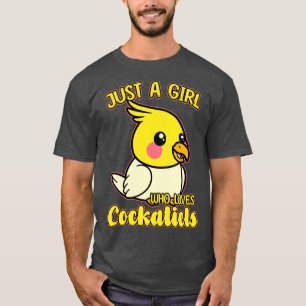 T-shirt Juste une fille qui aime les Cockatiels 2