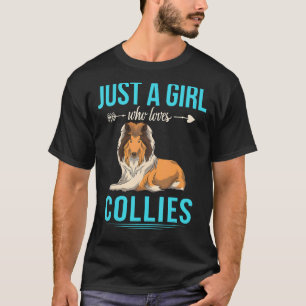 T-shirt Juste Une Fille Qui Aime Les Collies Propriétaire 