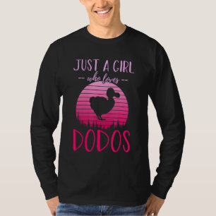 T-shirt Juste Une Fille Qui Aime Les Dodos, Les Filles