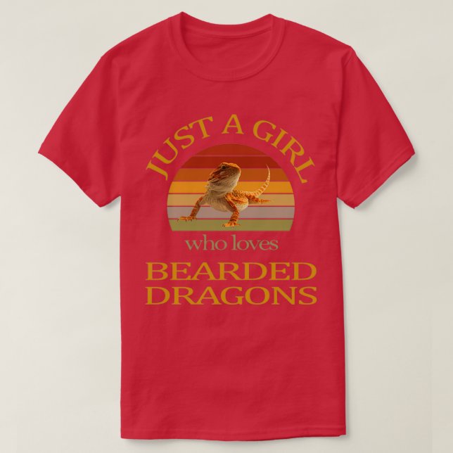 T-shirt Juste Une Fille Qui Aime Les Dragons Entraînés (Design devant)