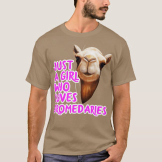 T-shirt Juste Une Fille Qui Aime Les Dromedaires