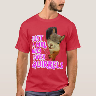 T-shirt Juste une fille qui aime les écureuils 2