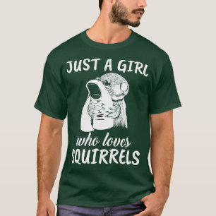 T-shirt Juste une fille qui aime les écureuils 5
