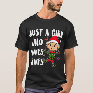T-shirt Juste Une Fille Qui Aime Les Elfes Mignonnes Elfes