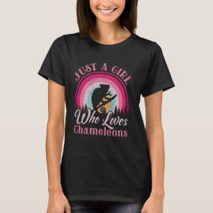 T-shirt Juste une fille qui aime les femmes caméléon fille