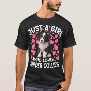 T-shirt Juste Une Fille Qui Aime Les Femmes Filles Border